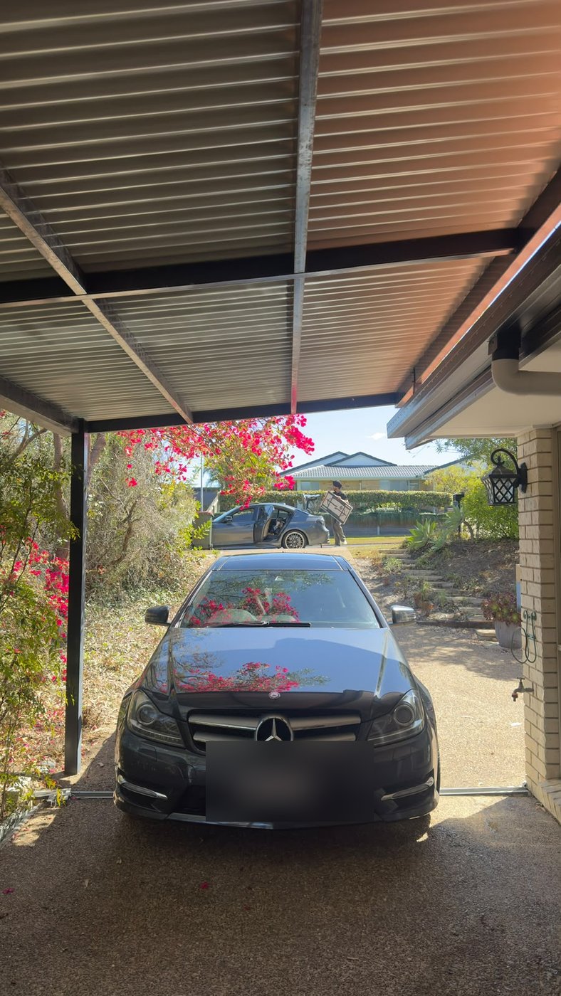 Mercedes-Benz C-Class detailed in a driveway